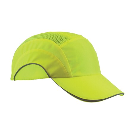 Pip Hi-Vis Baseball Style Bump Cap with HDPE Protective Liner and Adjustable Back 282-ABR170-LY